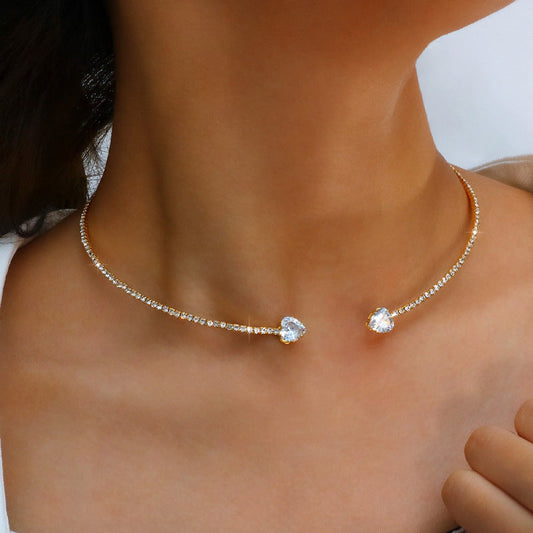 Luminous Bloom Choker Necklace